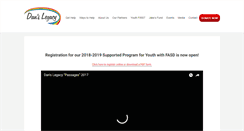 Desktop Screenshot of danslegacy.com